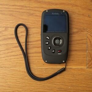 Kodak PLAYSPORT Zx5 Waterproof Camcorder Black 1080p 5.0MP 4GB Card Tested AS IS